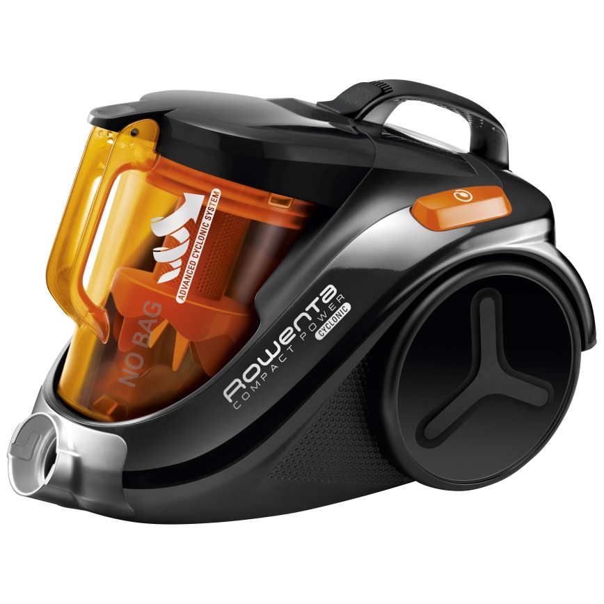Rowenta - Прахосмукачка без торбичка COMPACT POWER 1,5l 750W/230V черен/оранжев