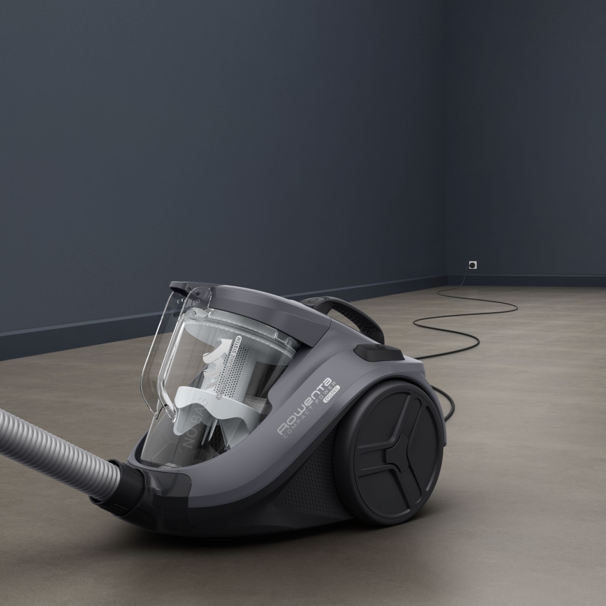 Rowenta - Прахосмукачка без торбичка COMPACT POWER 1,5l 750W/230V сив