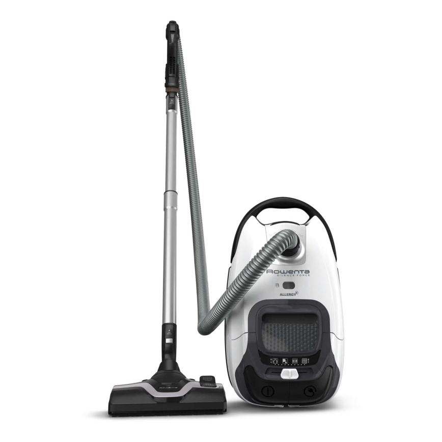 Rowenta - Прахосмукачка с торба SILENCE FORCE ALLERGY+ 4,5 л 400W/230V черно/бяло