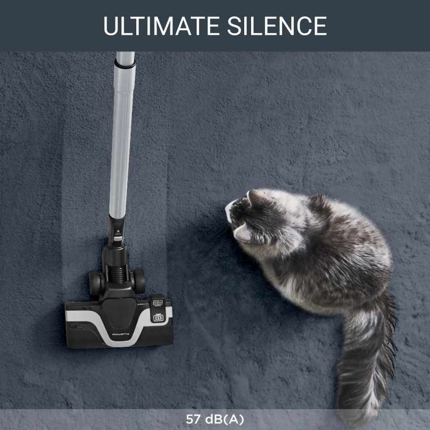 Rowenta - Прахосмукачка с торба SILENCE FORCE ALLERGY+ 4,5 л 400W/230V черно/бяло