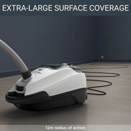 Rowenta - Прахосмукачка с торба SILENCE FORCE ALLERGY+ 4,5 л 400W/230V черно/бяло