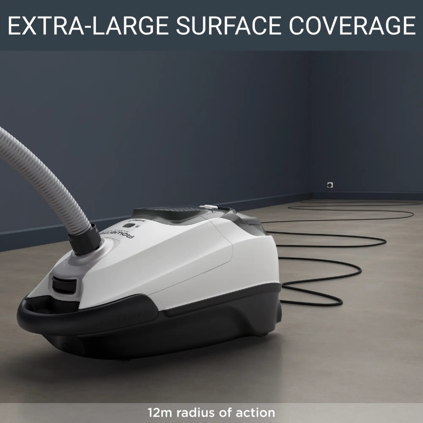 Rowenta - Прахосмукачка с торба SILENCE FORCE ALLERGY+ 4,5 л 400W/230V черно/бяло