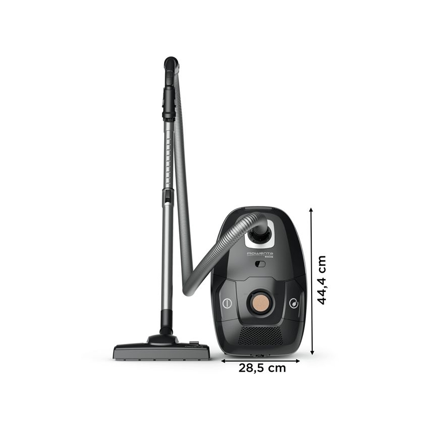 Rowenta - Прахосмукачка с торбичка ЗЕЛЕН (зелен) FORCE EFFITECH ECO TOTAL CLEAN 400W/230V черен