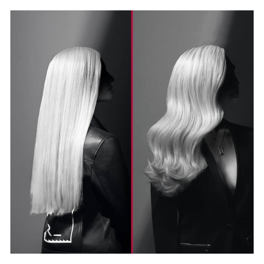 Rowenta - Преса за изправяне на коса KARL LAGERFELD OPTILISS черен