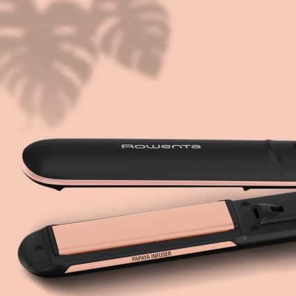 Rowenta - Преса за изправяне на коса с LCD дисплей EXPRESS SHINE 39W/230V