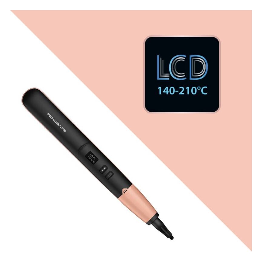 Rowenta - Преса за изправяне на коса с LCD дисплей EXPRESS SHINE 39W/230V