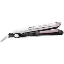 Rowenta - Преса за изправяне на коса с LCD дисплей PREMIUM CARE 32W/230V розов/бял