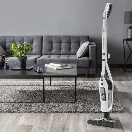 Rowenta - Пръчковидна прахосмукачка DUAL FORCE 1В1 100W/18V 2500 mAh бял