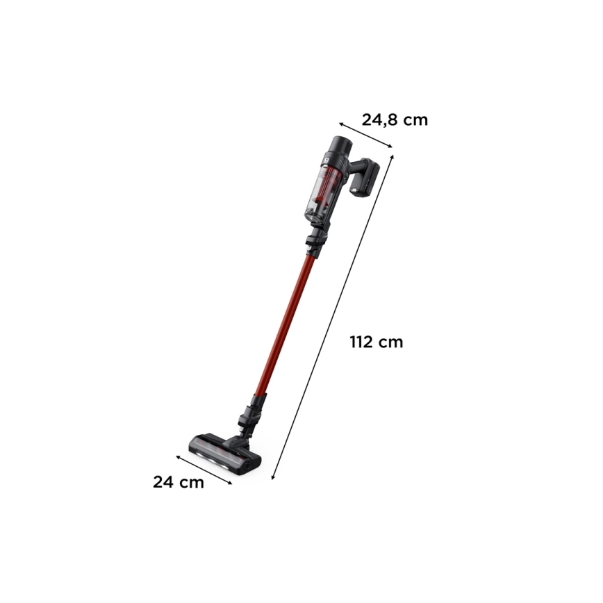 Rowenta - Пръчковидна прахосмукачка 2в1 X-PERT ANIMAL 140W/18V червен