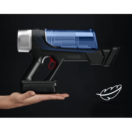 Rowenta - Пръчковидна прахосмукачка с моп X-FORCE FLEX ANIMAL AQUA AUTO 4в1 250W/25,2V 2500 mAh черен/син