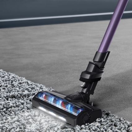 Rowenta - Пръчковидна прахосмукачка X-PERT 2в1 140W/18V 2500 mAh лилава