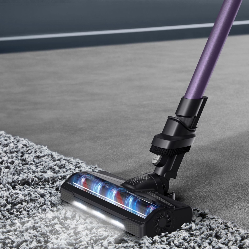 Rowenta - Пръчковидна прахосмукачка X-PERT 2в1 140W/18V 2500 mAh лилава