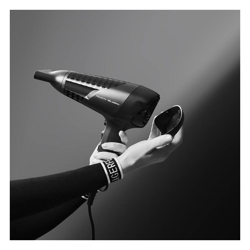 Rowenta - Сешоар за коса KARL LAGERFELD STUDIO DRY 2100W/230V черен