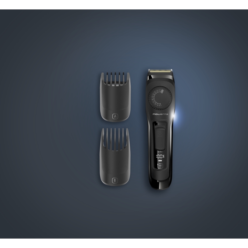 Rowenta - Тример за брада VIRTUO BEARD TRIMMER, черен, 1200 mAh