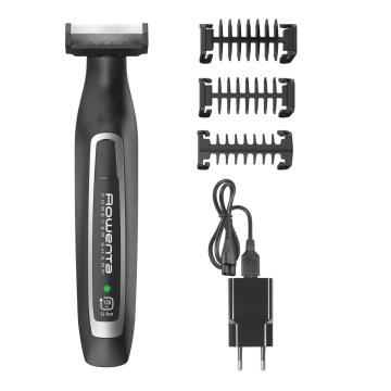 Rowenta - Тример за коса FOREVER SHARP 3в1 черен 650 mAh