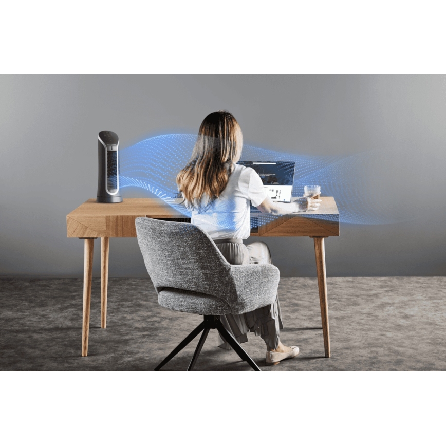 Rowenta - Колонен вентилатор EOLE COMPACT 30W/230V черен