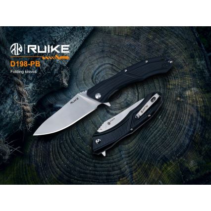 Ruike RUD198PB - Сгъваем джобен нож 23,1 см черен