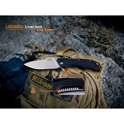 Ruike RUD198PB - Сгъваем джобен нож 23,1 см черен