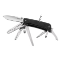 Ruike RULD51 - Мултифункционално джобно ножче TREKKER 11,4 см /17 функции черен