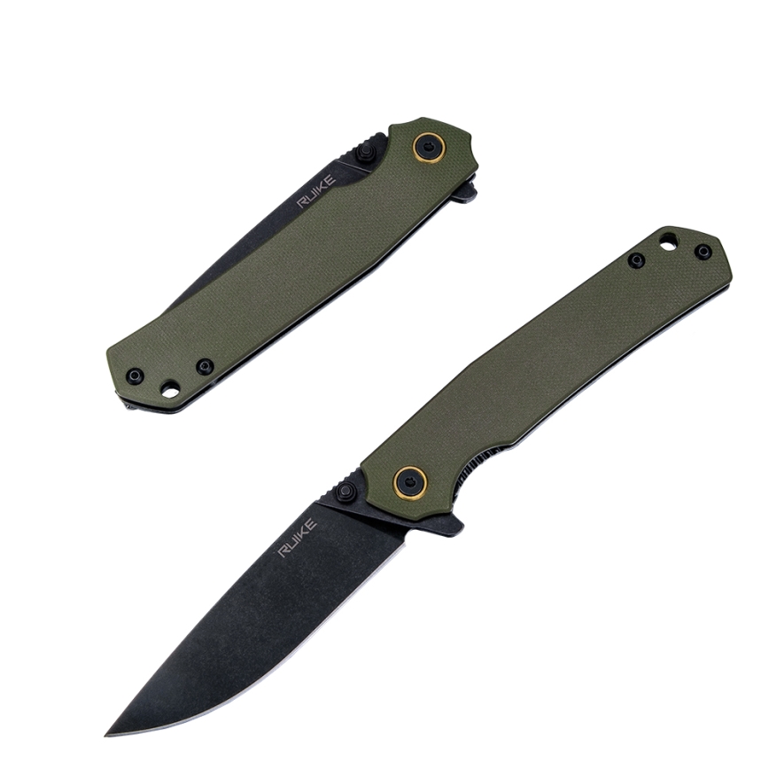 Ruike RUP801G - Сгъваем джобен нож 20 см зелен