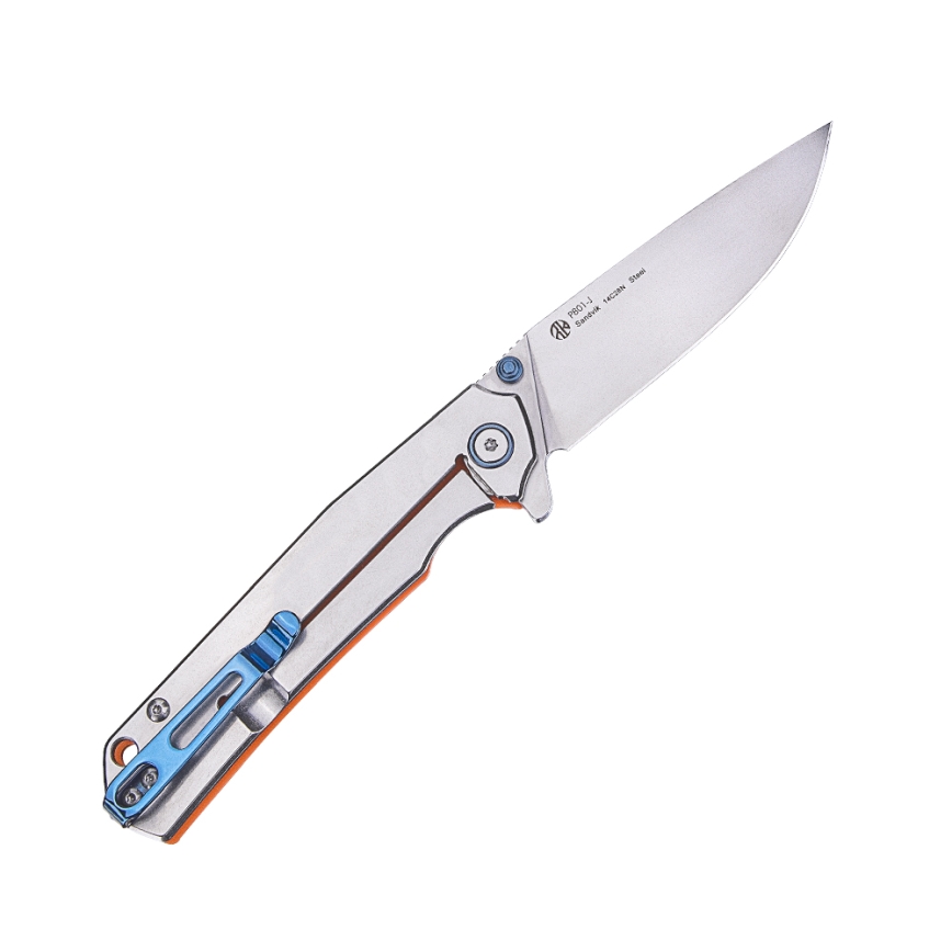 Ruike RUP801SF - Сгъваем джобен нож 20 см сребрист