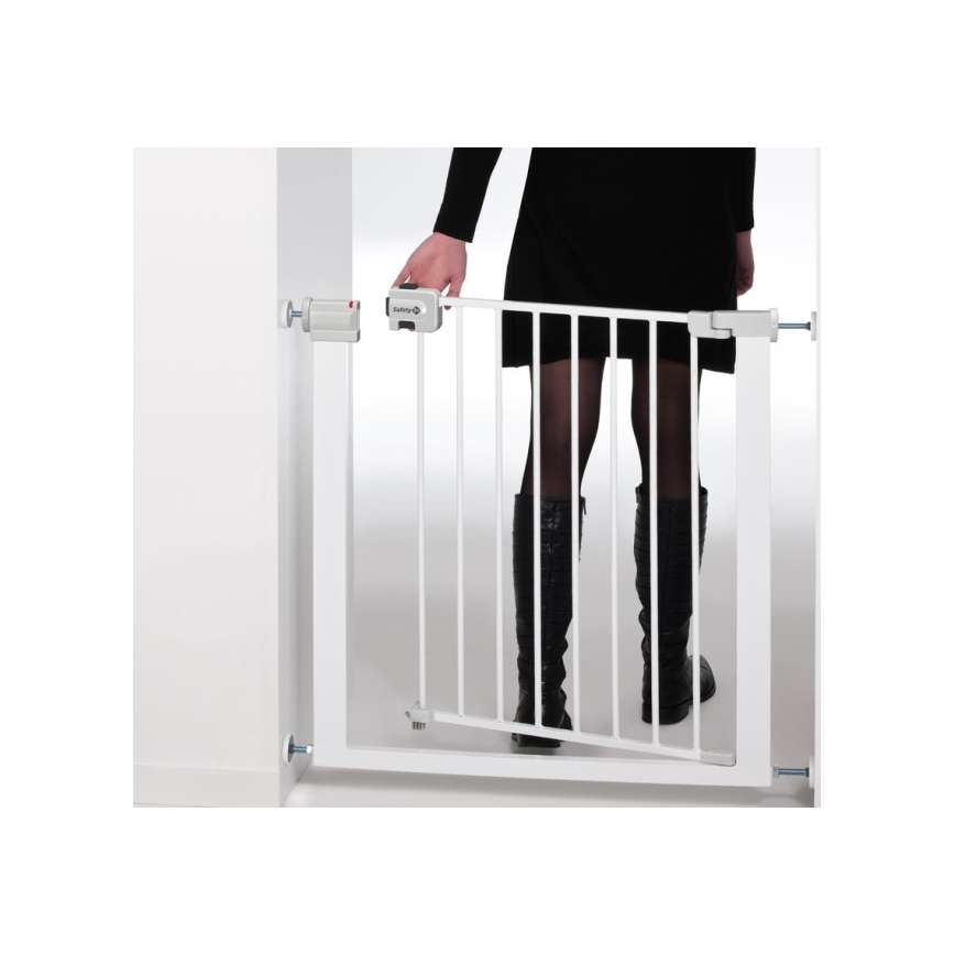 Safety 1st - Защитна бариера EASY CLOSE бяла