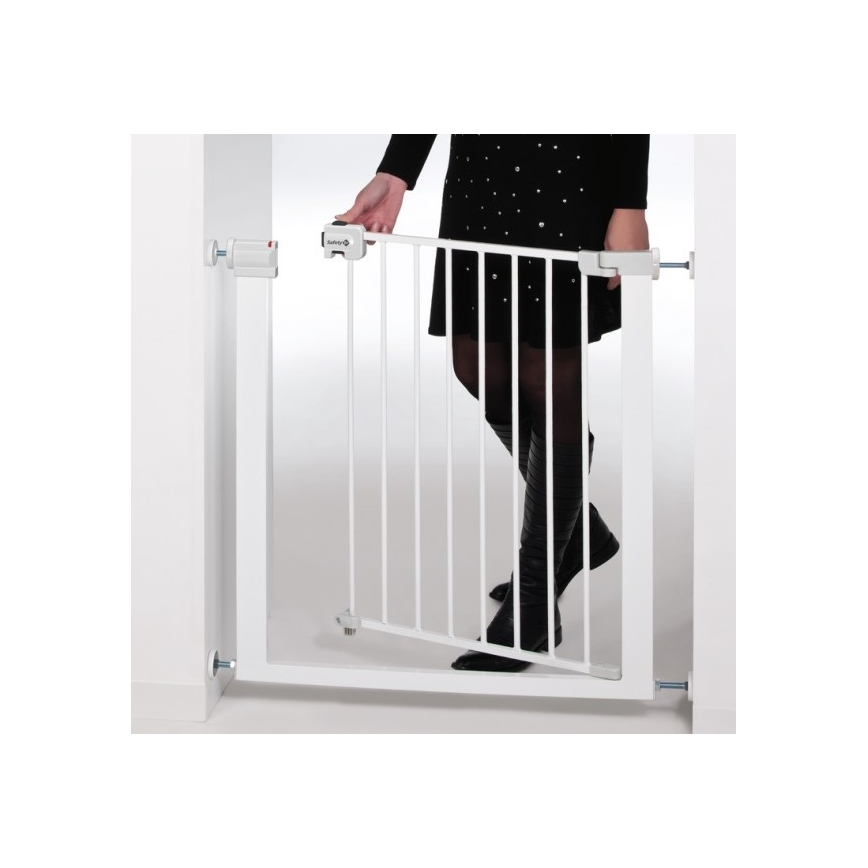 Safety 1st - Защитна бариера EASY CLOSE бяла