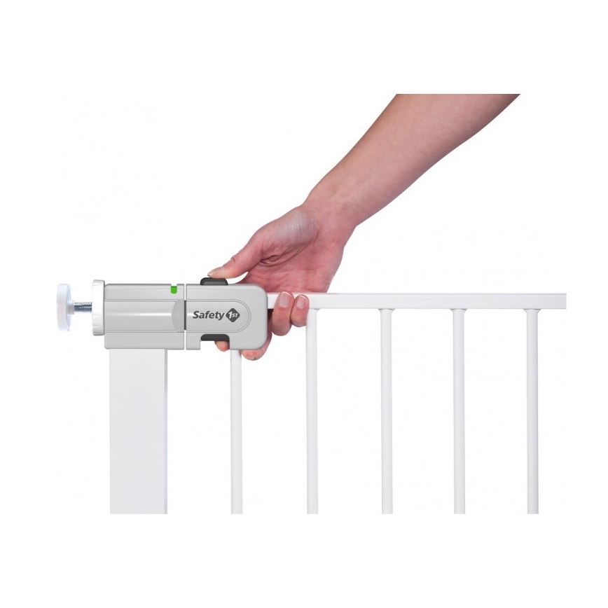 Safety 1st - Защитна бариера EASY CLOSE бяла