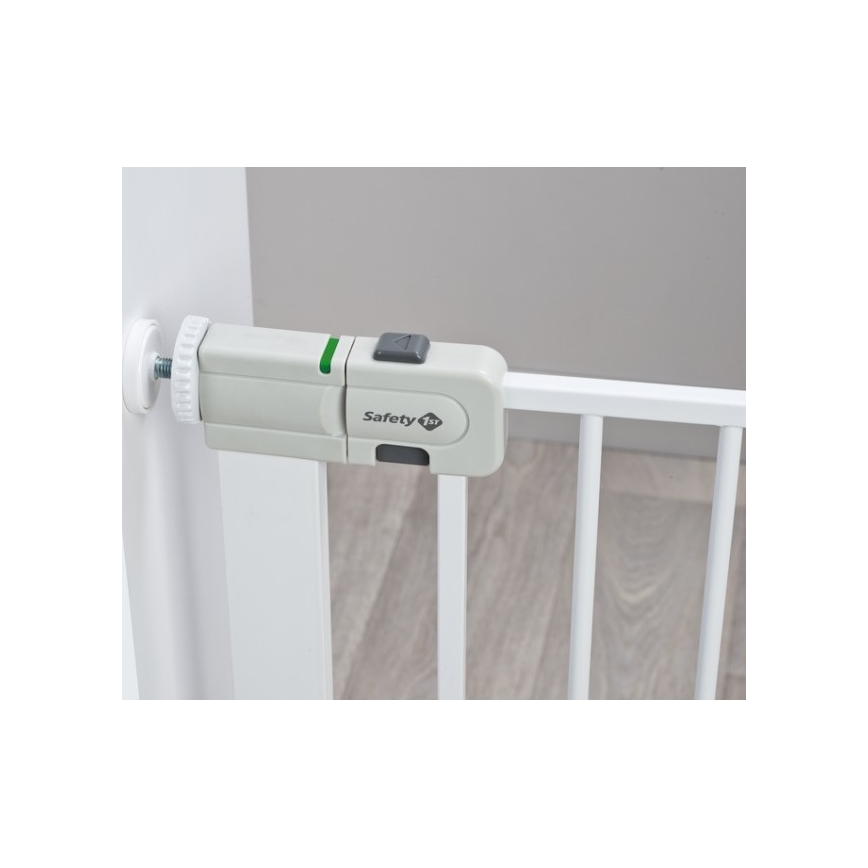 Safety 1st - Защитна бариера EASY CLOSE бяла