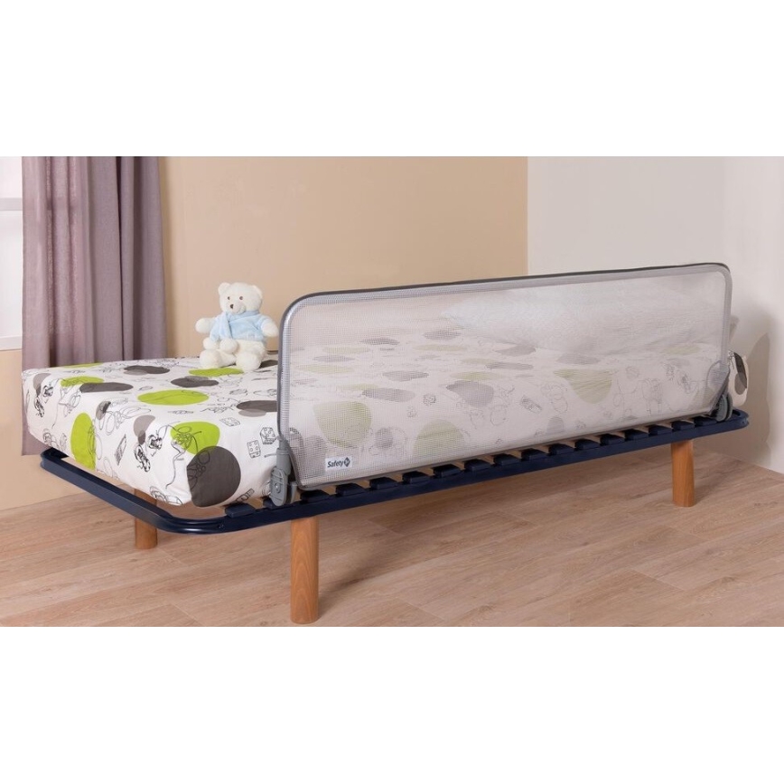Safety 1st - Защитна бариера за легло EXTRA LARGE сива