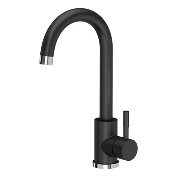 Samona - Смесител за мивка 32 см гранит/черен