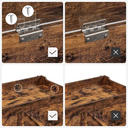 Сандък TOVIAN, кафяв