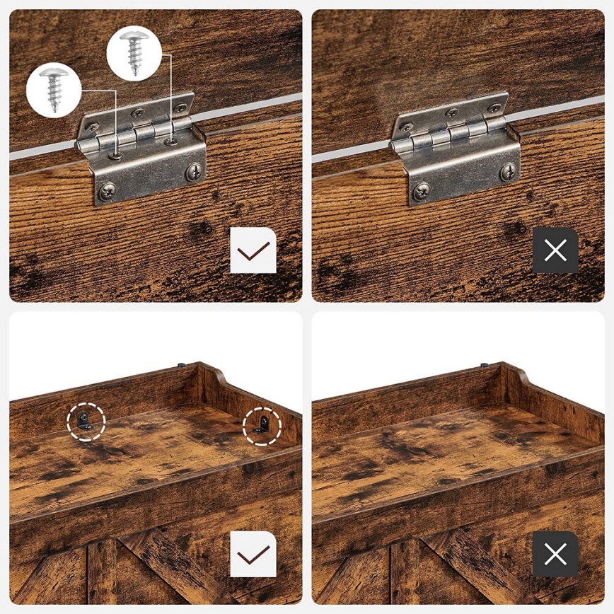 Сандък TOVIAN, кафяв