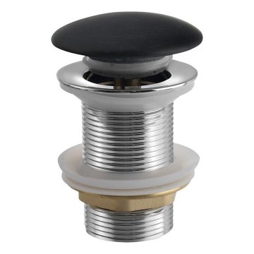 Sapho - Click-Clack вентил за мивка BLOK Ø 6,7 cm, marquin/матово черно