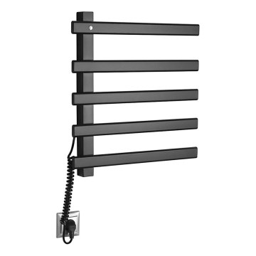 Sapho - Електрическа сушилня за кърпи ELCOR 63W/230V 48x52 cm матова черна