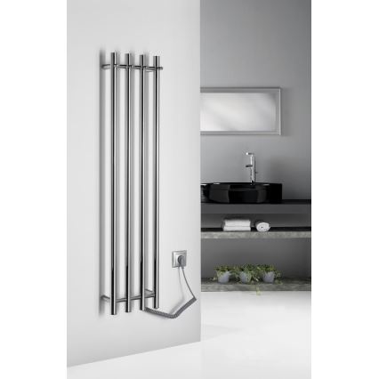 Sapho - Електрическа сушилня за кърпи PAPINADO 85W/230V 120 см лъскав хром дeсен