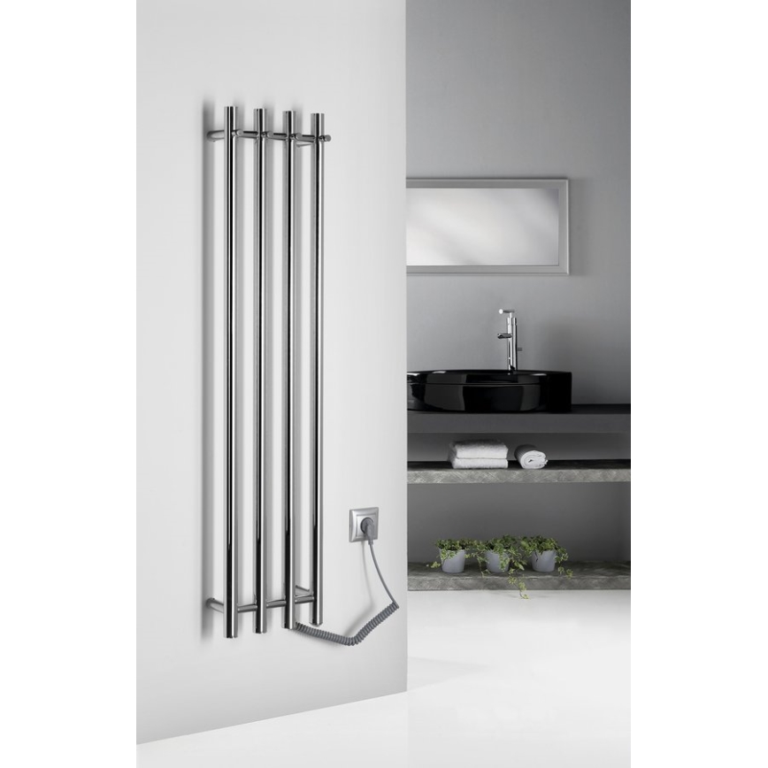 Sapho - Електрическа сушилня за кърпи PAPINADO 85W/230V 120 см лъскав хром дeсен