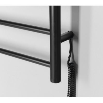 Sapho - Електрическа лира за кърпи REDONDO 130W/230V 63x116 cm матово черно