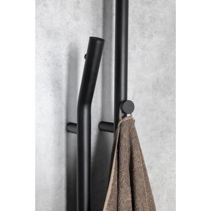Sapho - Електрически сушилник за кърпи с таймер DUOPASSO 45W 170x12 cm матово черно