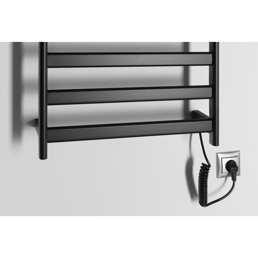 Sapho - Електрически сушилник за кърпи ELIAS 105W/230V 49x73 cm матово черно