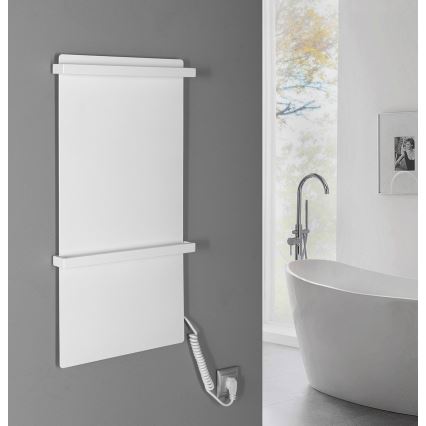 Sapho - Електрически сушилник за кърпи ELMIS 120 W 80 x 40 см матово бяло