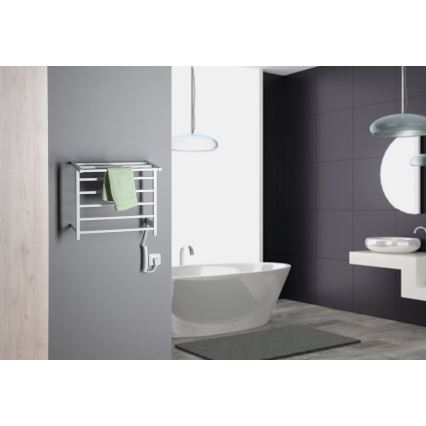 Sapho - Електрически сушилник за кърпи ELZOR 60 W, 47 x 50 см, матово бял