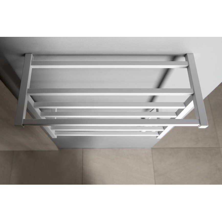 Sapho - Електрически сушилник за кърпи ELZOR 60 W, 47 x 50 см, матово бял