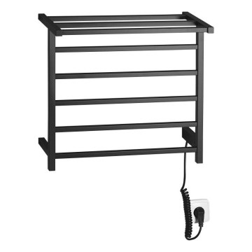 Sapho - Електрически сушилник за кърпи ELZOR 60W/230V 47x50 cm матово черно