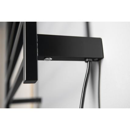 Sapho - Електрически сушилник за кърпи ELZOR 60W 47x50 см матово черно