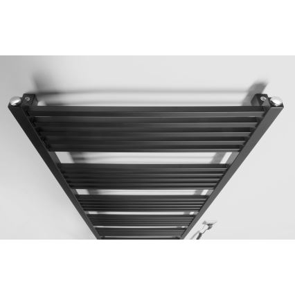 Sapho - Електрически сушилник за кърпи METRO-E 800W 162x60 см матов черен