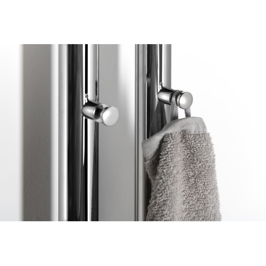 Sapho - Електрически сушилник за кърпи PAPINADO 40W 120x11 cm лъскав хром