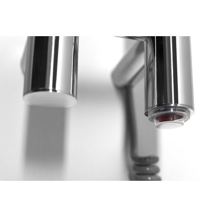 Sapho - Електрически сушилник за кърпи PAPINADO 40W 120x11 cm лъскав хром