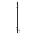 Sapho - Електрически сушилник за кърпи PASADOR 30W 150x15 см матово черно