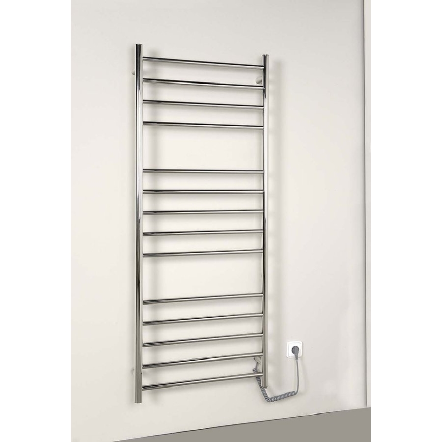 Sapho - Електрически сушилник за кърпи REDONDO 130W 116x63 cm лъскав хром